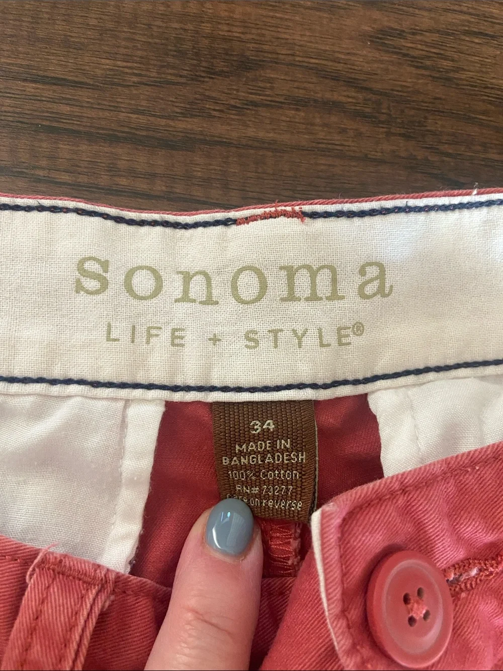 Sonoma Men’s Flat Front Cotton Shorts